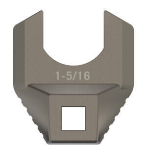 Real Avid AVMF1516BNW Master -Fit Barrell Nut Wrench 1 5/16″ Titanium Titanium/Stainless Steel AR-Platform Free-Float Handle