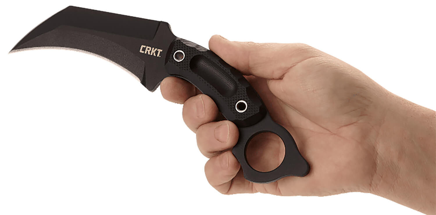 CRKT 2630 DU Hoc 5.10″ Fixed Recurve Plain Black Powder Coated SK-5 Steel Blade Black Textured G10 Handle Includes Sheath CRKT 2630 DU Hoc 5.10″ Fixed Recurve Plain Black Powder Coated SK-5 Steel Blade Black Textured G10 Handle Includes Sheath