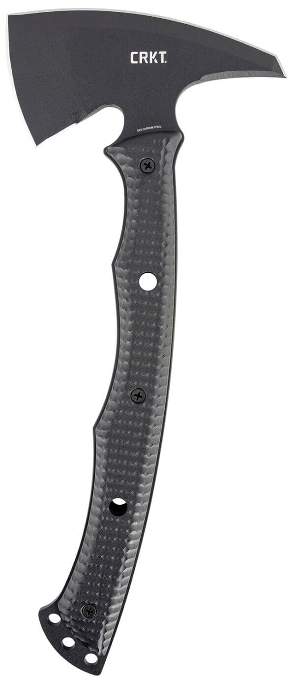 CRKT 2725 Kangee T-Hawk 2.93 Blade Axe w/Spike SK-5 Steel Blade Black Textured GRN Handle 13.75″ Long Tomahawk w/Spike
