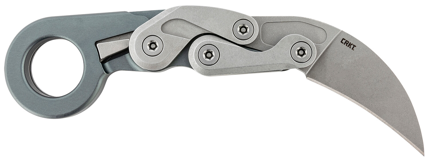 CRKT 4045 Provoke Compact 2.26″ Folding Hawkbill Plain Stonewashed D2 Steel Blade Stonewashed Aluminum Handle Includes Pocket Clip CRKT 4045 Provoke Compact 2.26″ Folding Hawkbill Plain Stonewashed D2 Steel Blade Stonewashed Aluminum Handle Includes Pocket Clip