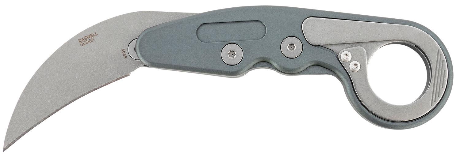 CRKT 4045 Provoke Compact 2.26″ Folding Hawkbill Plain Stonewashed D2 Steel Blade Stonewashed Aluminum Handle Includes Pocket Clip CRKT 4045 Provoke Compact 2.26″ Folding Hawkbill Plain Stonewashed D2 Steel Blade Stonewashed Aluminum Handle Includes Pocket Clip