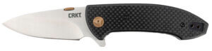 CRKT 4620 Avant 3.18″ Folding Spear Point Plain Satin 8Cr14MoV SS Blade/ Black Carbon Fiber/G10 Handle Includes Pocket Clip CRKT 4620 Avant 3.18″ Folding Spear Point Plain Satin 8Cr14MoV SS Blade/ Black Carbon Fiber/G10 Handle Includes Pocket Clip