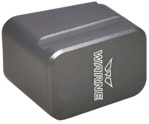 Warne MEG1954GR Magazine Extension  made of 6061-T6 Aluminum with Hardcoat Anodized Gray Finish for Glock 19  23 Magazines (Adds 5rds 9mm Luger  4rds 40 S&W)
