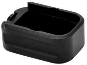 Warne MEG43X2BLK Magazine Extension  made of 6061-T6 Aluminum with Hardcoat Anodized Black Finish for Glock 43X  48 Magazines (Adds 2rds)