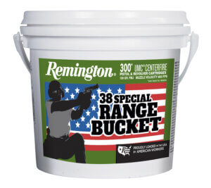 Remington Ammunition 23669 UMC Range Bucket 38 Special 130 gr Full Metal Jacket 300rd Bucket of Ammo