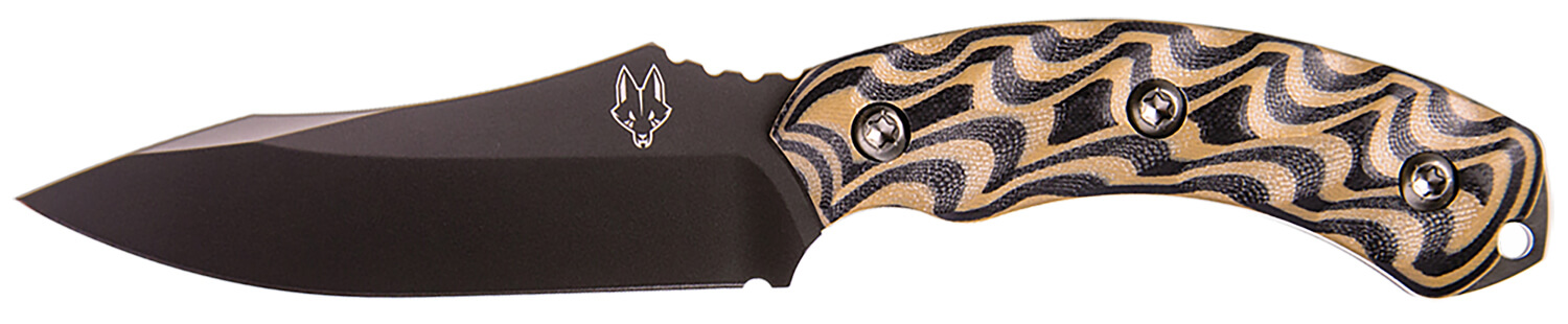 Southern Grind SG0507020601 Jackal 4.75″ Fixed Drop Point Plain Black PVD 8670 Steel Blade 4.50″ Black/Tan G10 3D Milled Handle Includes Sheath Southern Grind SG0507020601 Jackal 4.75″ Fixed Drop Point Plain Black PVD 8670 Steel Blade 4.50″ Black/Tan G10 3D Milled Handle Includes Sheath