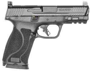 Smith & Wesson 13389 M&P M2.0  Full Size 10mm Auto 15+1  4″ Black Armornite Stainless Steel Barrel  Optic Cut/Serrated Stainless Steel Slide  Matte Black Polymer Frame w/Picatinny Rail