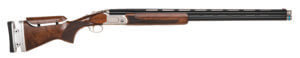 Mossberg 75474 Gold Reserve Super Sport 12 Gauge 2rd  3″ 30″ Polished Blued Barrel  Scroll Engraved Polished Silver Receiver w/Gold Inlay  Grade A Black Walnut Stock w/Adjustable LOP  Cast & Comb Stock  Dual Locking Lugs