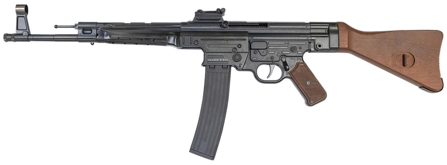 Mauser Rimfire 4440011 STG-44 Full Size 22 LR 25+1 16.50″ Black Barrel & Receiver Natural Wood Fixed Stock Mauser Rimfire 4440011 STG-44 Full Size 22 LR 25+1 16.50″ Black Barrel & Receiver Natural Wood Fixed Stock