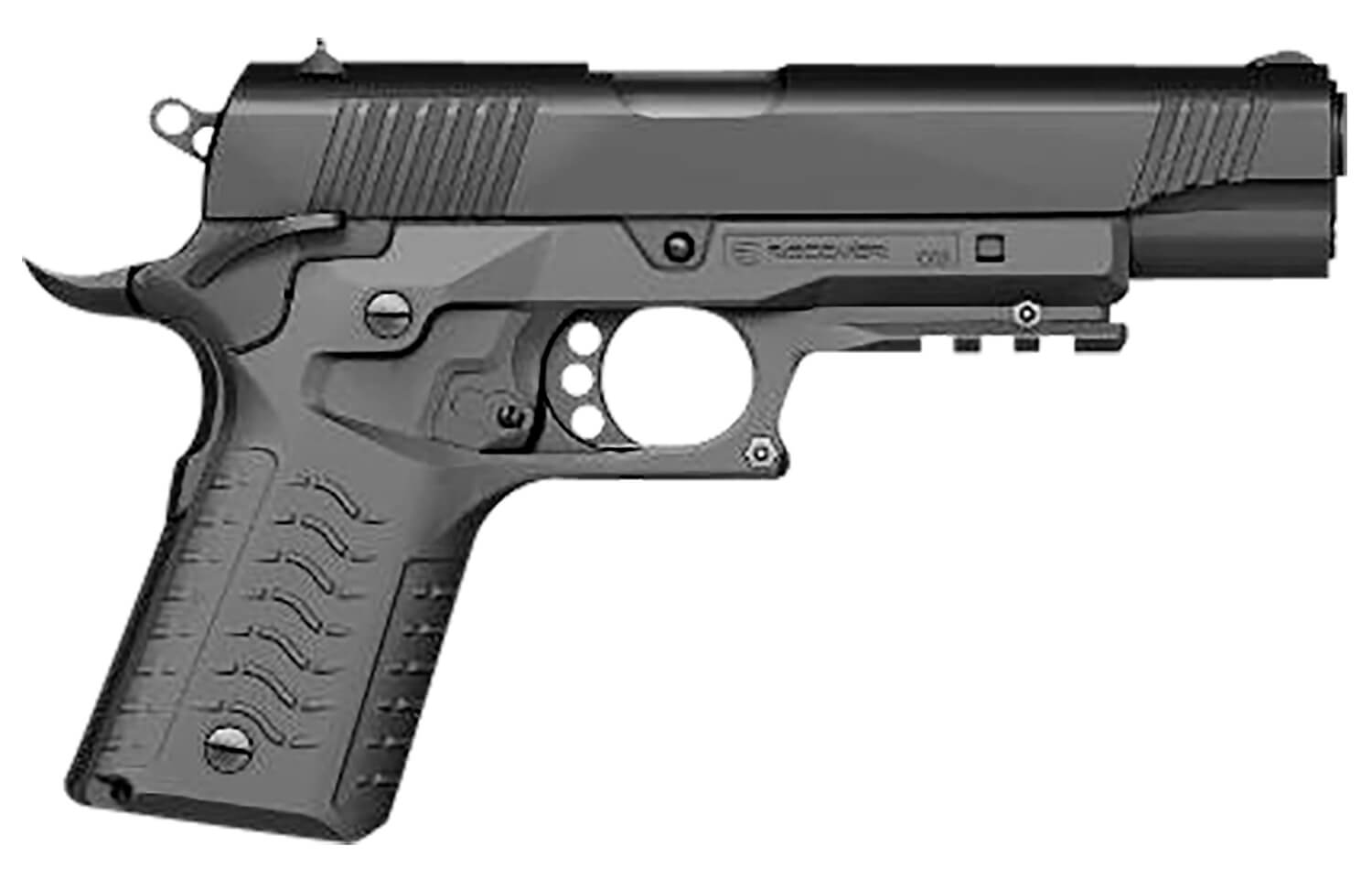 Recover Tactical CC3H04 Grip & Rail System Gray Polymer Picatinny for Standard Frame 1911 Recover Tactical CC3H04 Grip & Rail System Gray Polymer Picatinny for Standard Frame 1911