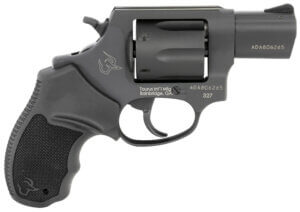Taurus 232721 327  Small Frame 327 Federal Mag 6rd 2″ Matte Black Carbon Steel Barrel  Cylinder & Frame  Black Finger Groove Rubber Grip  Hammer Safety