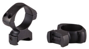 Konus 7402 Steel Rings  Matte Black 1″  Low 0 MOA