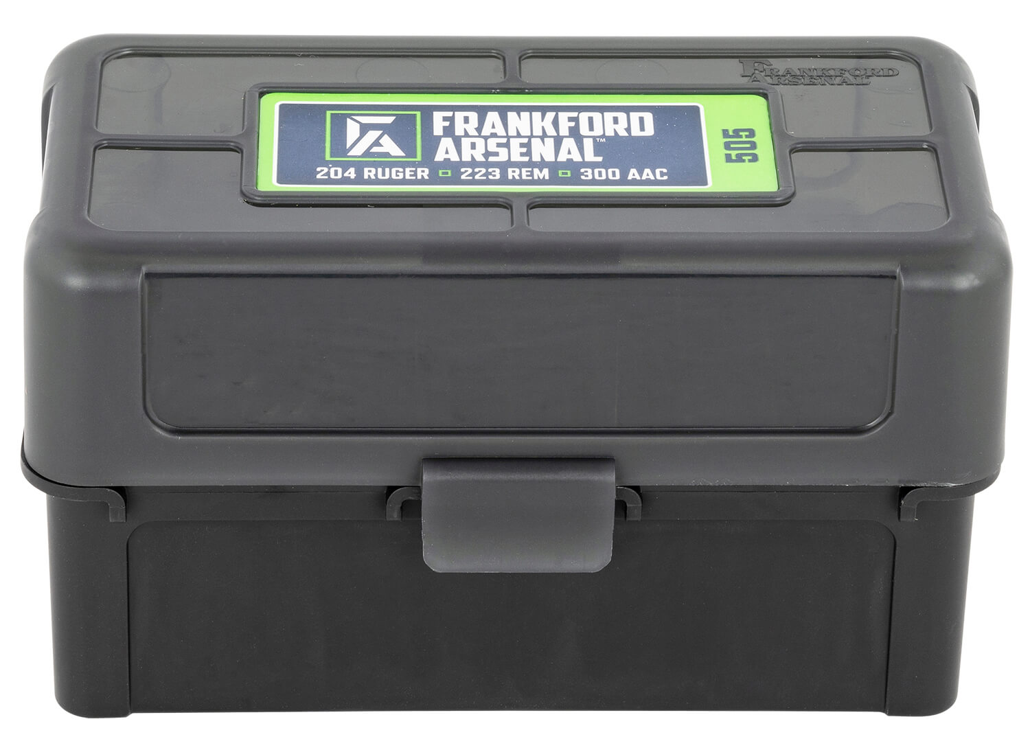 Frankford Arsenal 1083786 Hinge-Top 17 Cal 204 Cal 223 Cal Black High Density Polymer 50rd Frankford Arsenal 1083786 Hinge-Top 17 Cal 204 Cal 223 Cal Black High Density Polymer 50rd