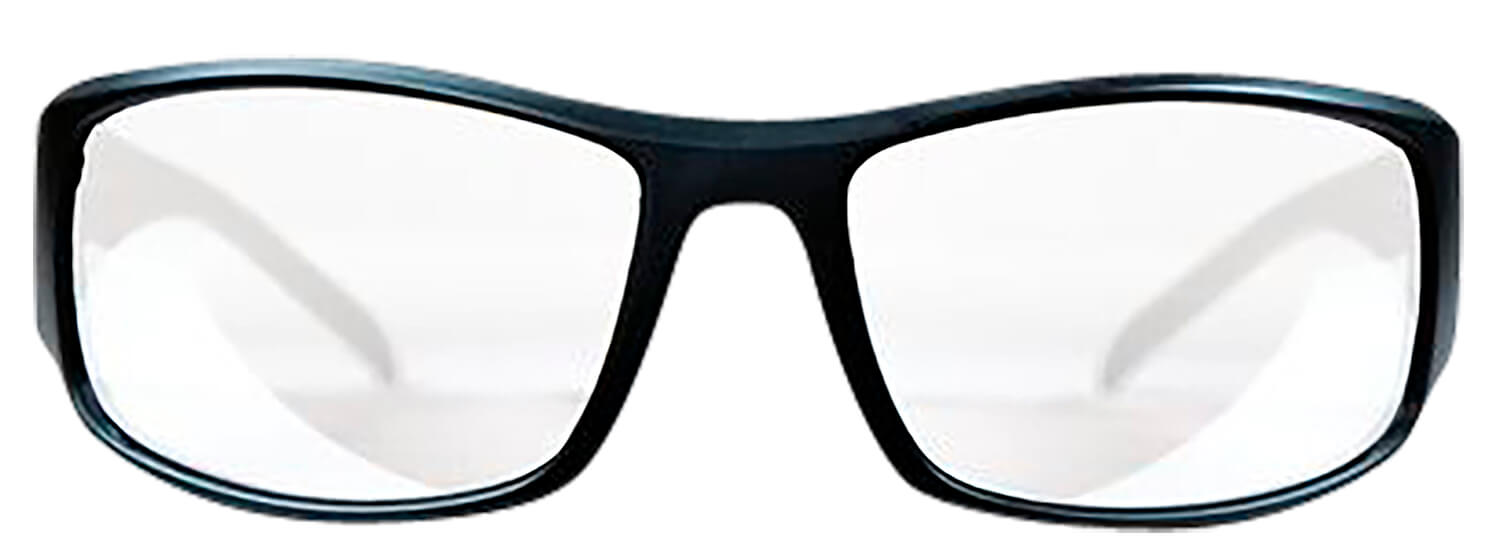 M&P Accessories 110168 Thunderbolt Shooting Glasses Full Size Clear Mirror Lens Black Frame M&P Accessories 110168 Thunderbolt Shooting Glasses Full Size Clear Mirror Lens Black Frame