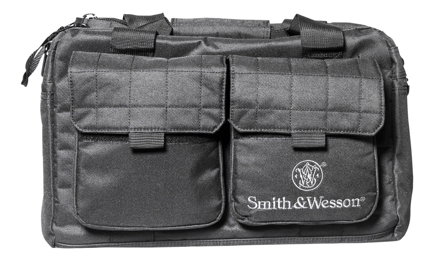 M&P Accessories 110013 Recruit Black Nylon Two Interior Pockets & Magazine Pouches Large Exterior Pockets Rubber Foot Skids Includes Padded Carrying Strap M&P Accessories 110013 Recruit Black Nylon Two Interior Pockets & Magazine Pouches Large Exterior Pockets Rubber Foot Skids Includes Padded Carrying Strap