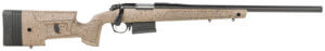 Bergara Rifles B14S352LC B-14 HMR 6.5 Creedmoor 5+1 22″ Graphite Black Cerakote #6 Contour Threaded Barrel  Graphite Black Cerakote Drilled & Tapped Steel Receiver  Black/Brown Speckled Adj HMR Mini-Chassis Synthetic Stock  Left Hand