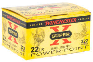Winchester Ammo X22LRPPB Super X 22 LR 40 gr Plated Hollow Point 222 Per Box Winchester Ammo X22LRPPB Super X 22 LR 40 gr Plated Hollow Point 222 Per Box