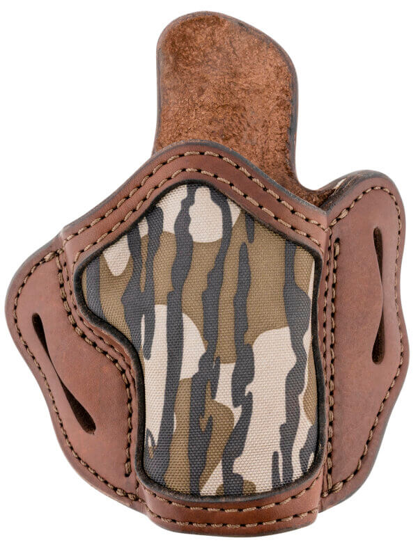 1791 Gunleather MOBH24SBRWR BH2.4S Optic Ready OWB Size 2.4S Brown/Mossy Oak Leather Belt Slide Fits FN 509/H&K VP9SK Right Hand 1791 Gunleather MOBH24SBRWR BH2.4S Optic Ready OWB Size 2.4S Brown/Mossy Oak Leather Belt Slide Fits FN 509/H&K VP9SK Right Hand