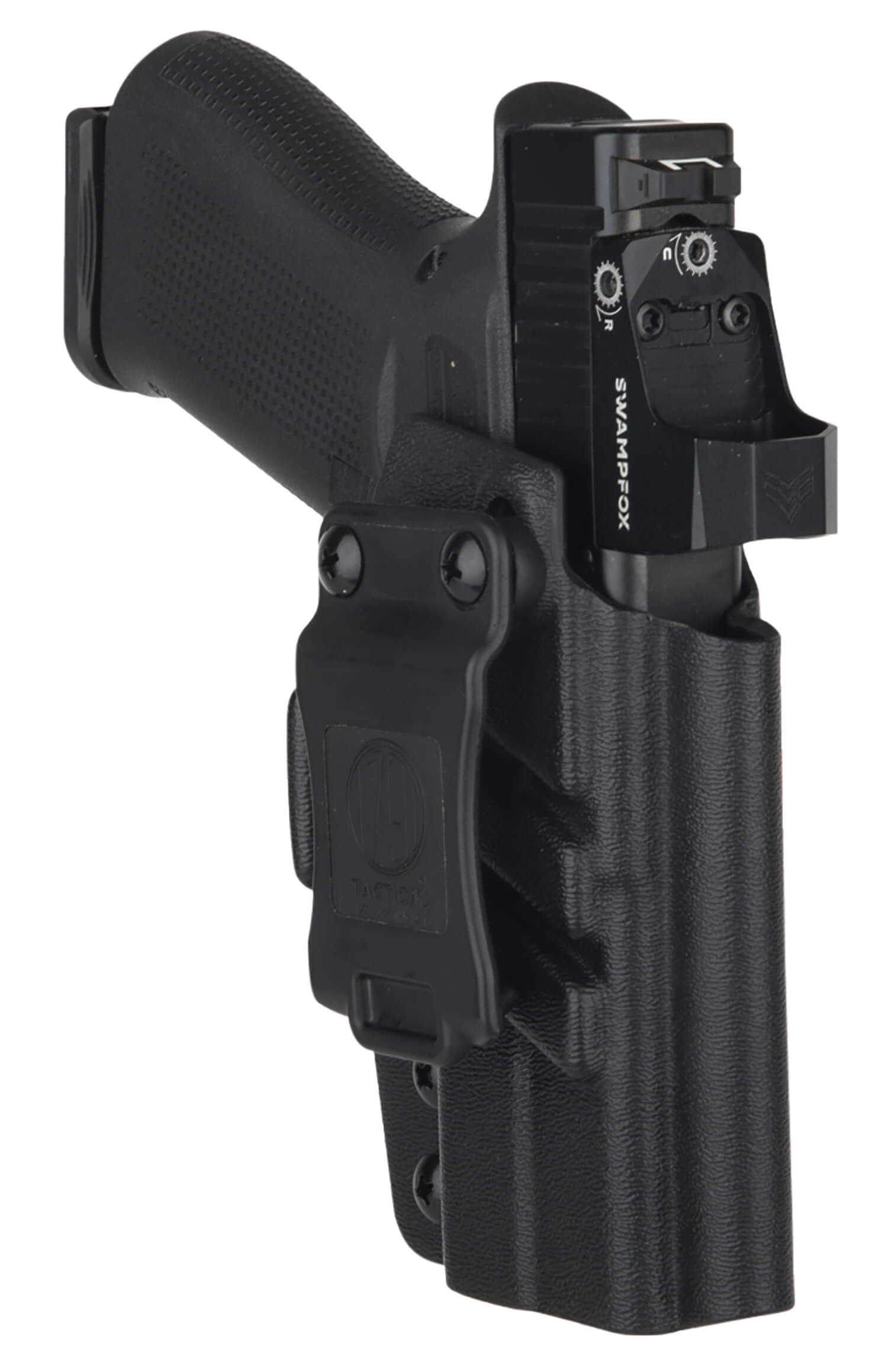 1791 Gunleather TACIWBG43XMOSBLKL Tactical Kydex IWB Black Kydex Belt Clip Compatible w/Glock 43/43X/43X MOS/48 Right Hand 1791 Gunleather TACIWBG43XMOSBLKL Tactical Kydex IWB Black Kydex Belt Clip Compatible w/Glock 43/43X/43X MOS/48 Right Hand
