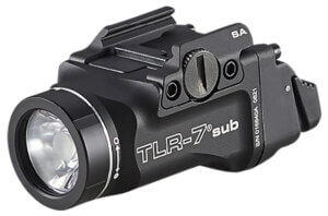 Streamlight 69404 TLR-7 X Sub Gun Light  Black Anodized 500 Lumens  White LED Springfield Armory Hellcat