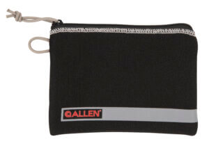 Allen 3626 Pistol Pouch Black Polyester w/Lockable Zippers ID Label & Fleece Lining Holds Compact Size Handgun 5ā³ L x 7ā³ W Interior Dimensions Allen 3626 Pistol Pouch Black Polyester w/Lockable Zippers ID Label & Fleece Lining Holds Compact Size Handgun 5ā³ L x 7ā³ W Interior Dimensions
