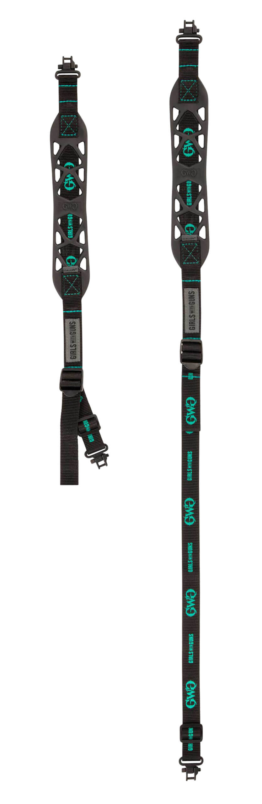 Girls With Guns 8274 Black Label made of Black Rubber with 22.50″-39″ OAL Swivels & Adjustable Design for Rifles Girls With Guns 8274 Black Label made of Black Rubber with 22.50″-39″ OAL Swivels & Adjustable Design for Rifles
