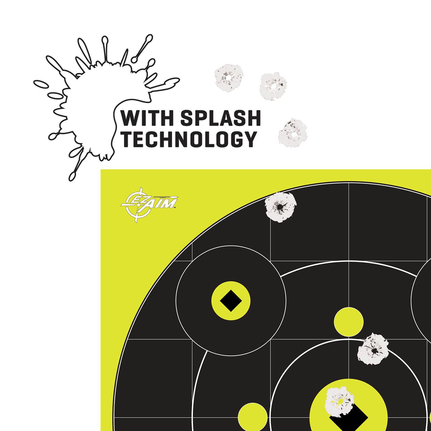 EZ-Aim 15577 Splash Reactive Bullseye Gallery Non-Adhesive 12 Pack EZ-Aim 15577 Splash Reactive Bullseye Gallery Non-Adhesive 12 Pack
