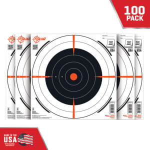 EZ-Aim 15334100 Shooting Target Bullseye Paper Hanging 12″ x 12″ Black/White 100 Per Pack EZ-Aim 15334100 Shooting Target Bullseye Paper Hanging 12″ x 12″ Black/White 100 Per Pack