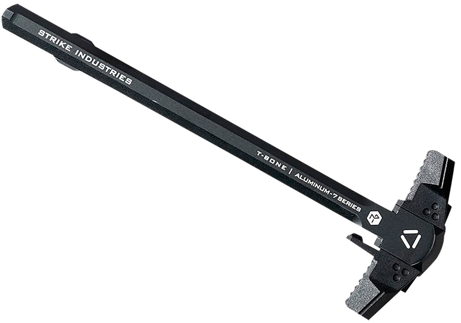 Strike Industries ARTBCH223BKBK T-Bone Charging Handle .223/5.56x45mm Nato Black Polymer Handles Aluminum Shaft for AR-15 Strike Industries ARTBCH223BKBK T-Bone Charging Handle .223/5.56x45mm Nato Black Polymer Handles Aluminum Shaft for AR-15