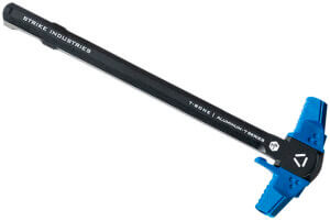 Strike Industries ARTBCH223BKBLU T-Bone Charging Handle .223/5.56x45mm Nato Blue Polymer Handles Aluminum Shaft for AR-15