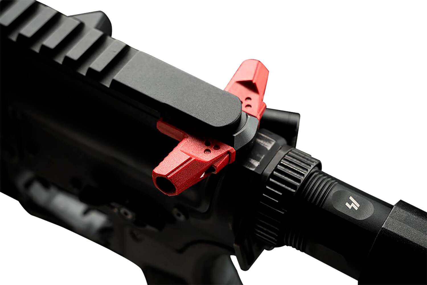 Strike Industries ARTBCH223BKRED T-Bone Charging Handle .223/5.56x45mm Nato Red Polymer Handles Aluminum Shaft for AR-15 Strike Industries ARTBCH223BKRED T-Bone Charging Handle .223/5.56x45mm Nato Red Polymer Handles Aluminum Shaft for AR-15
