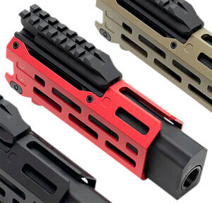 Strike Industries CEVOHG6RED Strike 6″ M-Lok Red Aluminum with Faux Suppressor for CZ Scorpion EVO (7.72″ Barrel Length) Strike Industries CEVOHG6RED Strike 6″ M-Lok Red Aluminum with Faux Suppressor for CZ Scorpion EVO (7.72″ Barrel Length)