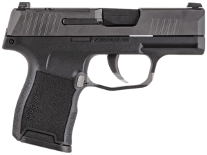 Sig Sauer 365380BSS P365  Micro-Compact 380 ACP 10+1 3.10″ Black Carbon Steel Barrel  Black Nitron Optic Ready/Serrated Slide & Frame w/Sig Rail  Black Polymer Grips  Right Hand
