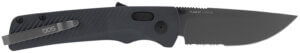 S.O.G SOG11180641 Flash AT 3.45″ Folding Part Serrated TiNi Cryo D2 Steel Blade/ Urban Grey GRN Handle Includes Pocket Clip S.O.G SOG11180641 Flash AT 3.45″ Folding Part Serrated TiNi Cryo D2 Steel Blade/ Urban Grey GRN Handle Includes Pocket Clip