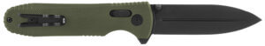 S.O.G SOG12610257 Pentagon XR 3.60″ Folding Spear Point Plain Black TiNi Cryo CTS XHP Blade/OD Green G10 Handle Includes Pocket Clip S.O.G SOG12610257 Pentagon XR 3.60″ Folding Spear Point Plain Black TiNi Cryo CTS XHP Blade/OD Green G10 Handle Includes Pocket Clip