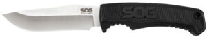 S.O.G SOGFK1001CP Field 4″ Fixed Clip Point Plain Satin 7Cr17MoV SS Blade Black TPR Handle Includes Sheath S.O.G SOGFK1001CP Field 4″ Fixed Clip Point Plain Satin 7Cr17MoV SS Blade Black TPR Handle Includes Sheath