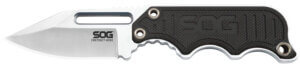 S.O.G SOGNB1002CP Instinct Mini 1.90″ Fixed Clip Point Plain Satin Polished 5Cr15MoV SS Blade Black/Silver G10/SS Handle Includes Lanyard/Sheath S.O.G SOGNB1002CP Instinct Mini 1.90″ Fixed Clip Point Plain Satin Polished 5Cr15MoV SS Blade Black/Silver G10/SS Handle Includes Lanyard/Sheath