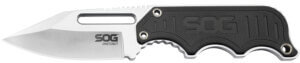 S.O.G SOGNB1012CP Instinct 2.30″ Fixed Clip Point Plain Satin Polished 5Cr15MoV SS Blade Black/Silver G10/SS Handle Includes Sheath S.O.G SOGNB1012CP Instinct 2.30″ Fixed Clip Point Plain Satin Polished 5Cr15MoV SS Blade Black/Silver G10/SS Handle Includes Sheath