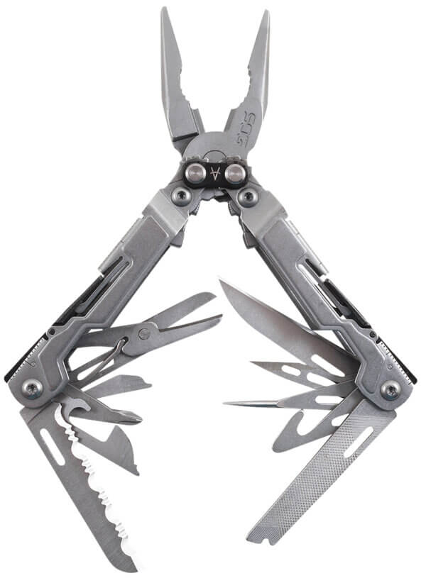 S.O.G SOGPP1001CP PowerPint  Stonewashed Stainless Steel 5Cr15MoV Stainless Steel Long Features 18 Tools