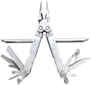 S.O.G SOGS62NCP PowerLock V-Cutter Polished 420 Stainless Steel 7″ Long Includes Sheath