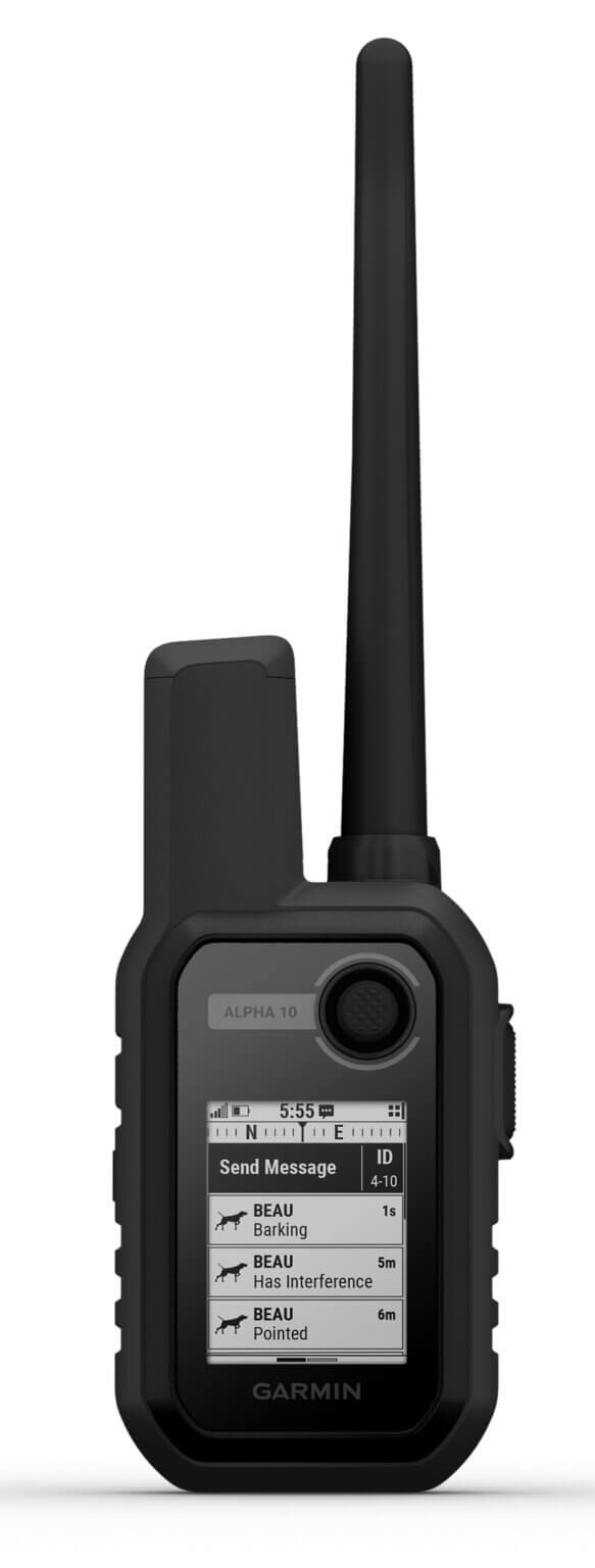 Garmin 0100229050 Alpha 10 Dog Tracker/Trainer 10 Handheld Internal Rechargeable Li-ion Battery Bluetooth/ANT+ GPS Yes Garmin 0100229050 Alpha 10 Dog Tracker/Trainer 10 Handheld Internal Rechargeable Li-ion Battery Bluetooth/ANT+ GPS Yes