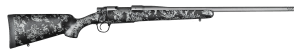 Christensen Arms 8010107400 Mesa FFT 6.5 PRC 4+1 20″ Threaded Barrel Tungsten Gray Cerakote Black with Gray Webbing Stock Christensen Arms 8010107400 Mesa FFT 6.5 PRC 4+1 20″ Threaded Barrel Tungsten Gray Cerakote Black with Gray Webbing Stock