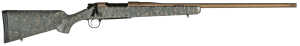 Christensen Arms 8010201400 Mesa Long Range Full Size 338 Lapua Mag 3+1 27" Burnt Bronze Cerakote Button Rifled Free Floating Steel Barrel Burnt Bronze Cerakote Aluminum Receiver Green w/Black/Tan Webbing Fixed Long Range Stock