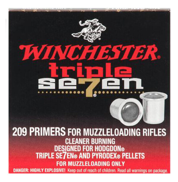 Winchester Muzzleloading SML209T7 209 Triple Seven Muzzleloading Primers 100rd Box Winchester Muzzleloading SML209T7 209 Triple Seven Muzzleloading Primers 100rd Box