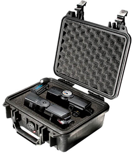 Pelican 1200000110 Protector Case Black Polypropylene Holds Handgun Pelican 1200000110 Protector Case Black Polypropylene Holds Handgun