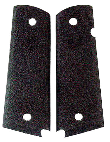 Hogue 45090 OverMolded Grip Panels Cobblestone Black Rubber with Palm Swells for 1911 Government Hogue 45090 OverMolded Grip Panels Cobblestone Black Rubber with Palm Swells for 1911 Government