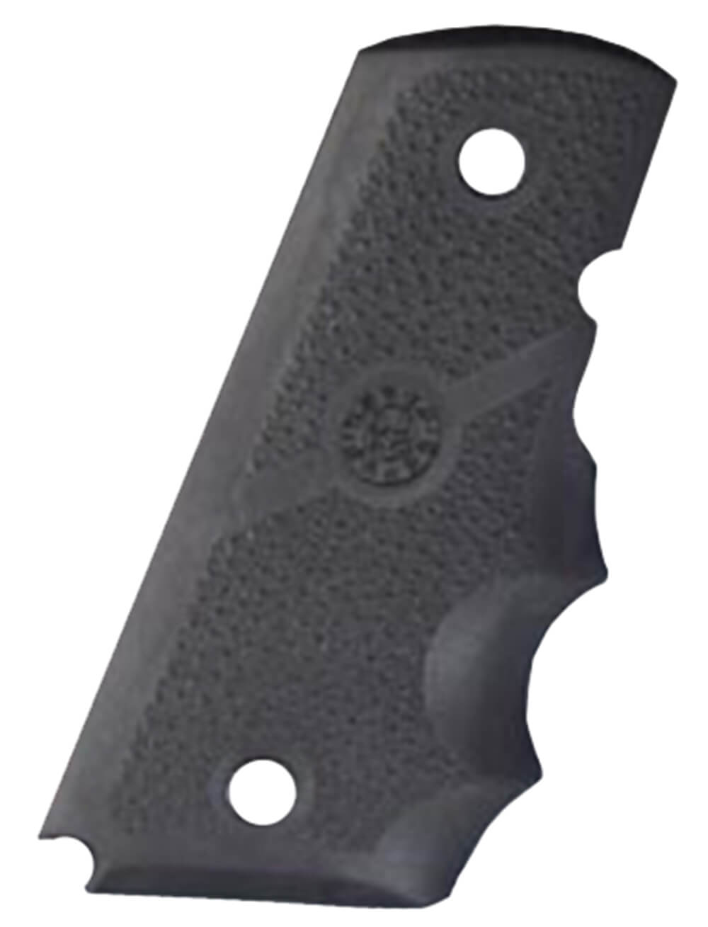 Hogue 43000 Rubber Grip Cobblestone Black with Finger Grooves for 1911 Officer Hogue 43000 Rubber Grip Cobblestone Black with Finger Grooves for 1911 Officer