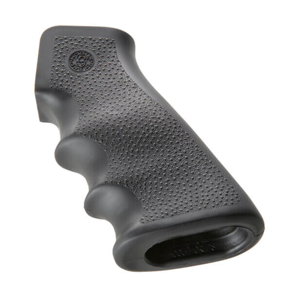 Hogue 15000 OverMolded Grip Black Rubber with Finger Grooves for AR-15 M16 Hogue 15000 OverMolded Grip Black Rubber with Finger Grooves for AR-15 M16