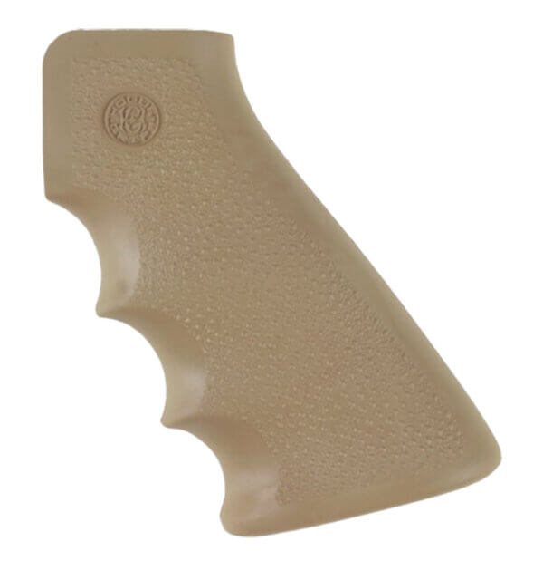 Hogue 15003 OverMolded Grip Desert Tan Rubber with Finger Grooves for AR-15 M16 Hogue 15003 OverMolded Grip Desert Tan Rubber with Finger Grooves for AR-15 M16