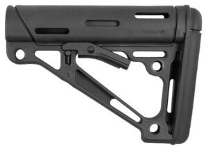 Hogue 15050 OverMolded Collapsible Buttstock Black OverMolded Rubber Black for AR15 M16 M4 with Commercial Tube (Tube Not Included) Hogue 15050 OverMolded Collapsible Buttstock Black OverMolded Rubber Black for AR15 M16 M4 with Commercial Tube (Tube Not Included)